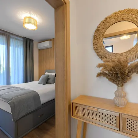 Boho Sea View One-bedroom Pool & Apartman *