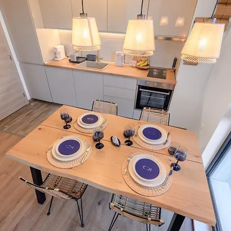 Boho Sea View One-bedroom Pool & Apartman *