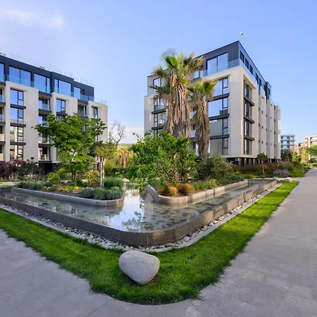 Daire Boho Sea View One-bedroom Pool &