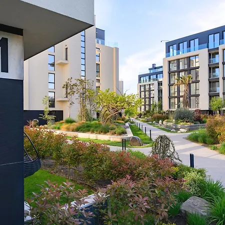 Boho Sea View One-bedroom Pool & Daire *