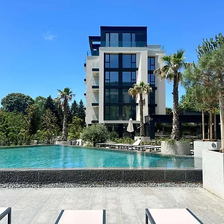 Daire Boho Sea View One-bedroom Pool & Aziz Konstantin ve Elena