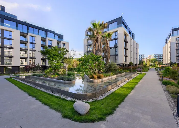 Daire Boho Sea View One-bedroom Pool &