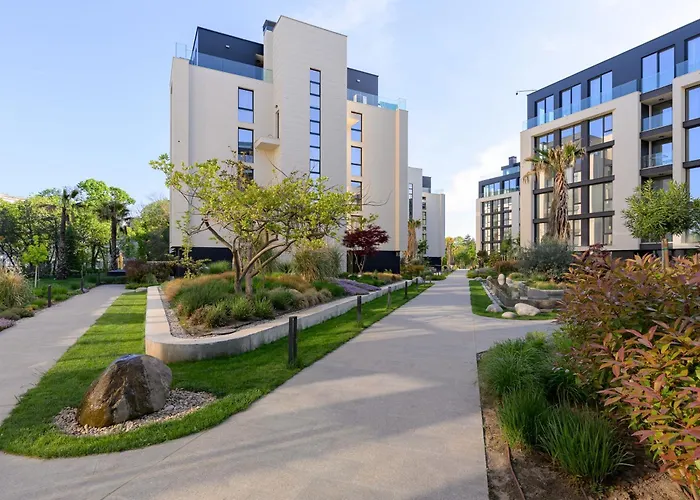 Boho Sea View One-bedroom Pool & Daire